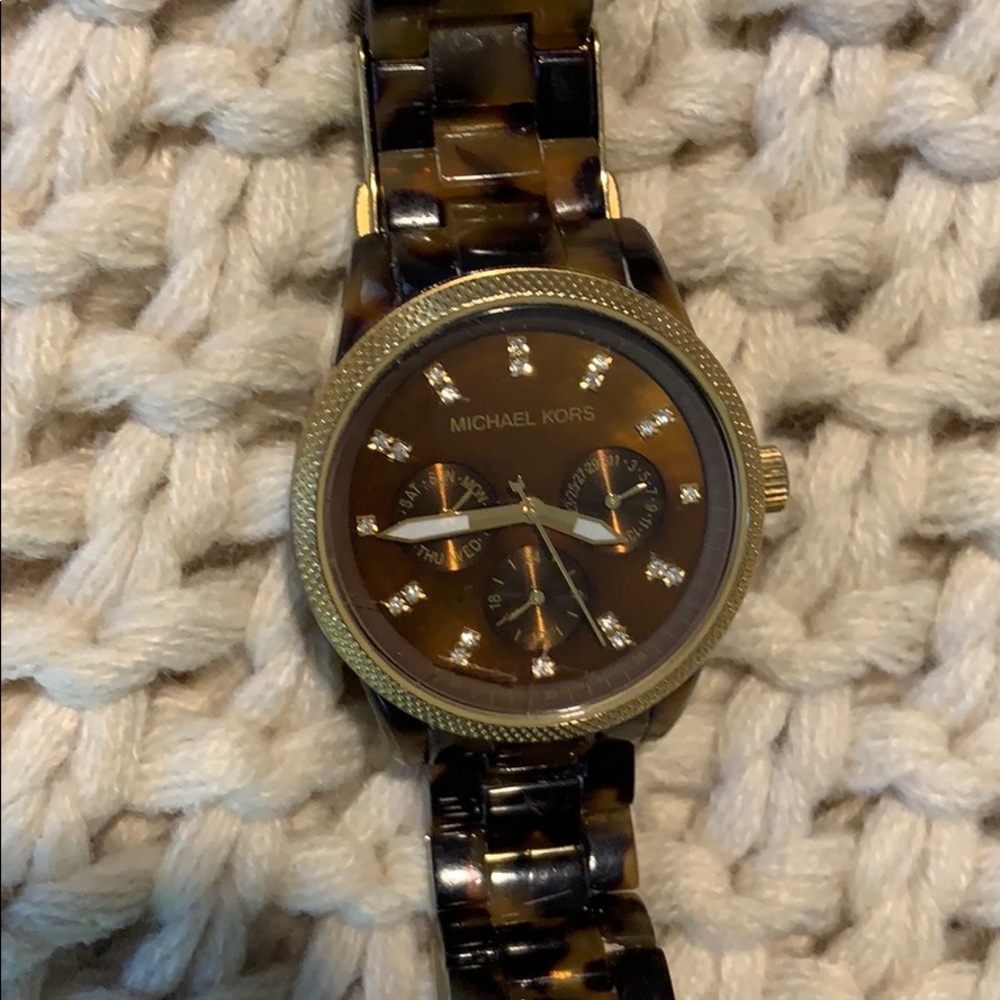 Michael Kors Tortoise Watch